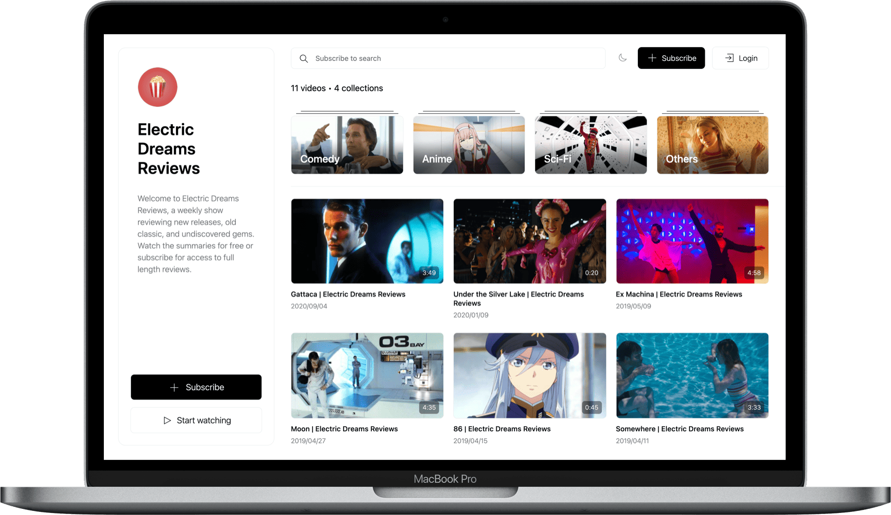 Skiv next-gen video hosting on two devices